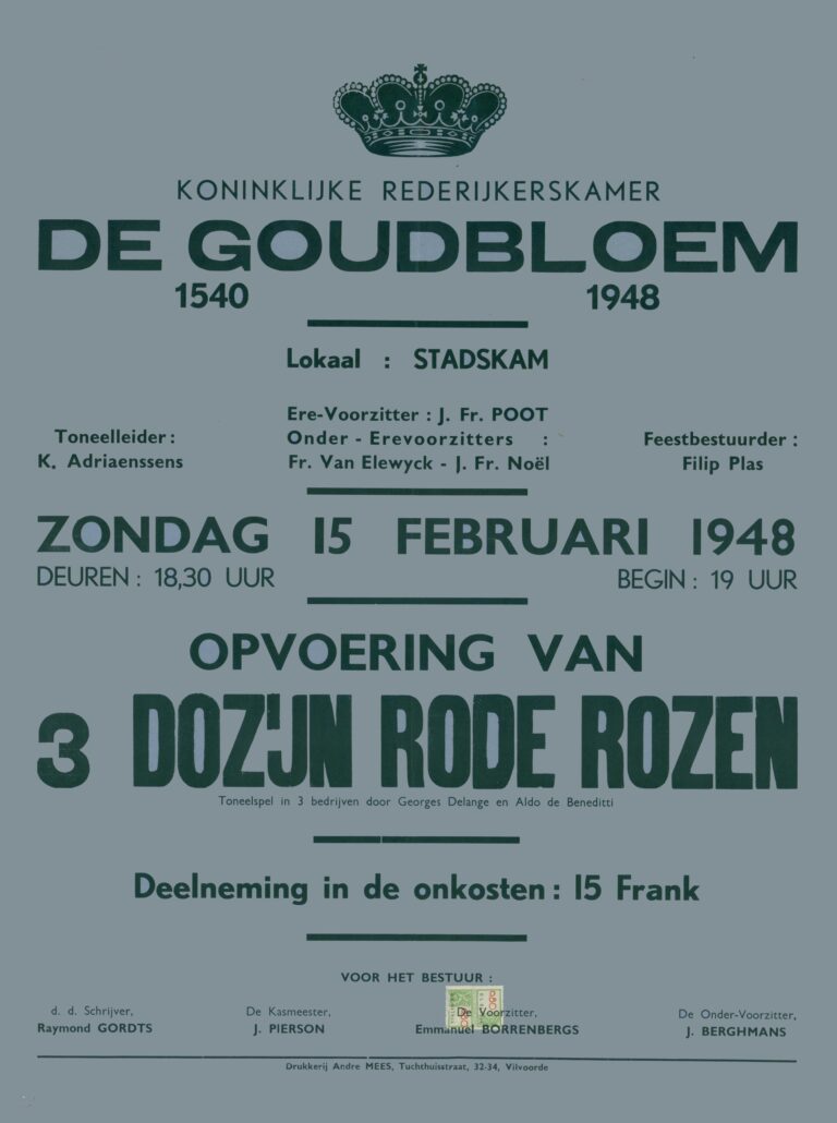 1948 02 3 dozijn rode rozen