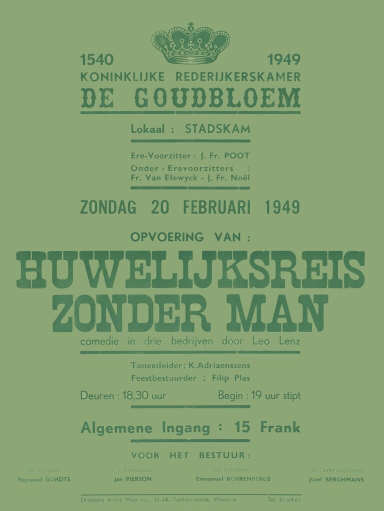 1949 02 huwelijksreis zonder man