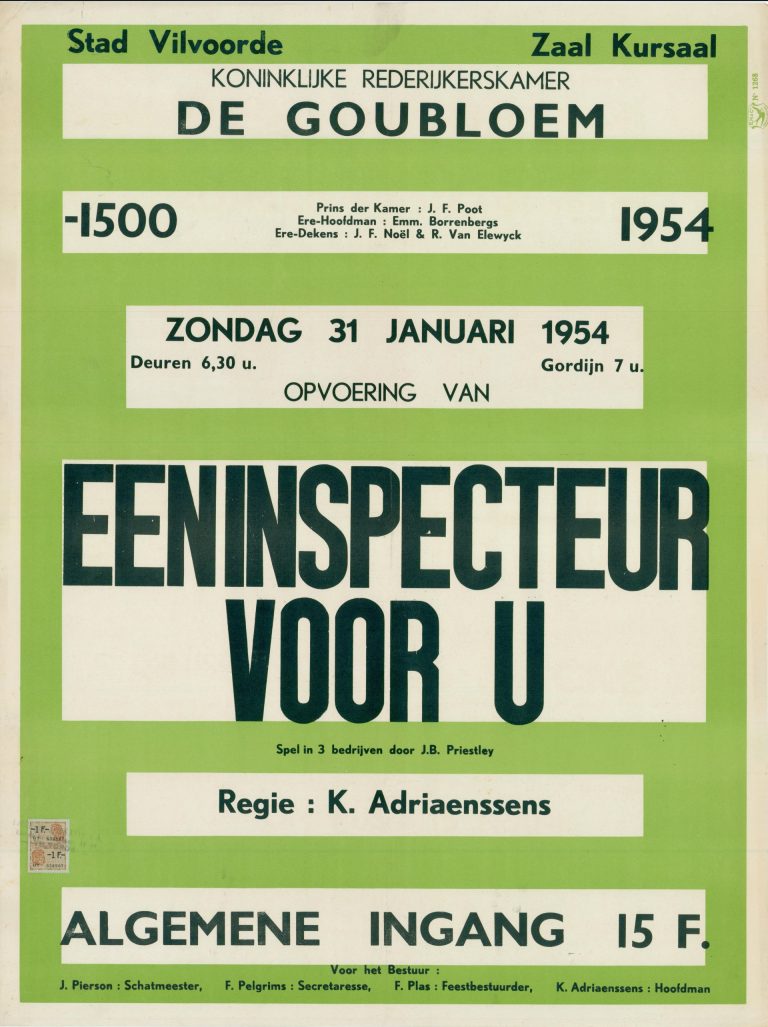 1954 01 een inspecteur voor u