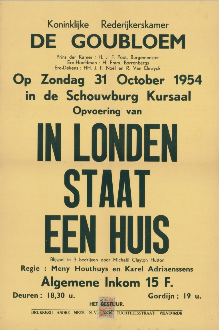 1954 10 in londen staat een huis