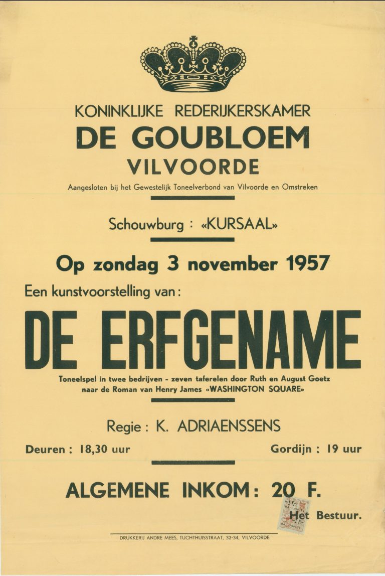 1957 11 de erfgename