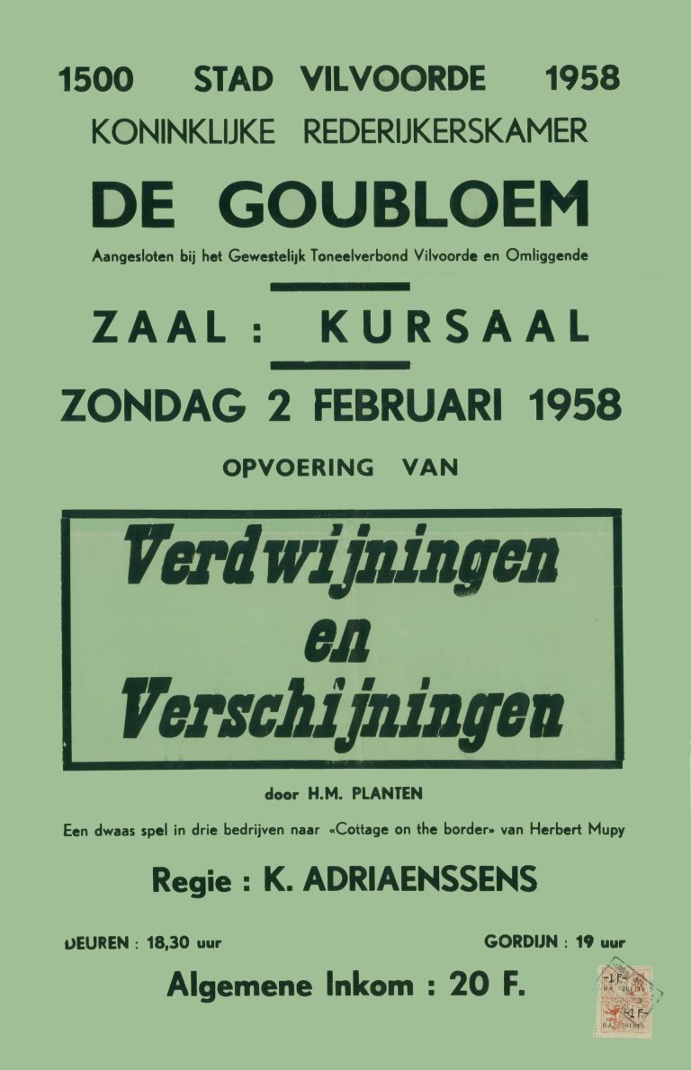 1958 02 verdwijningen en verschijningen