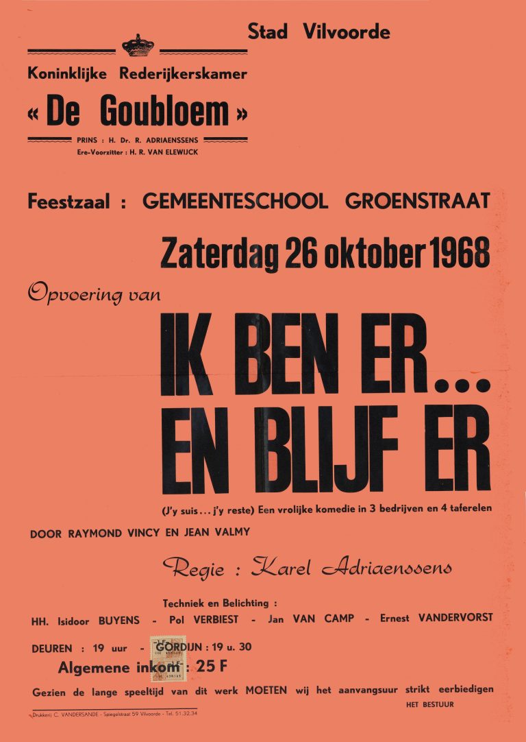 1968 10 ik ben er en ik blijf er