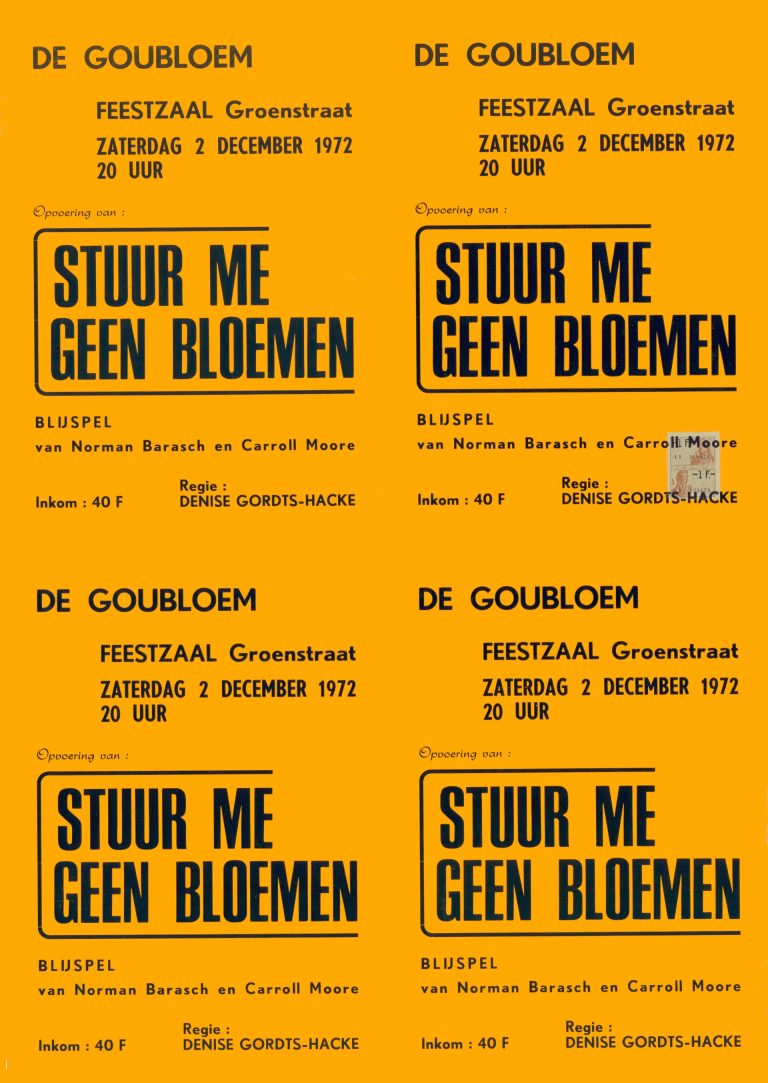 1972 12 stuur me geen bloemen
