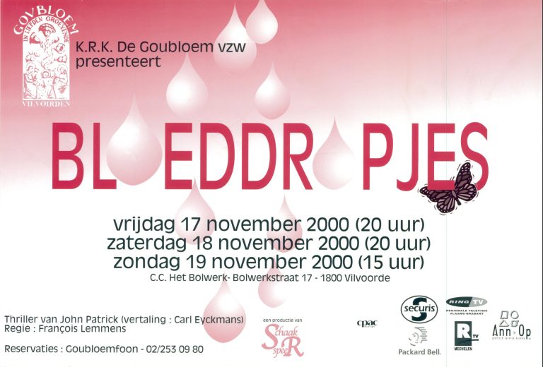 2000 11 bloeddropjes